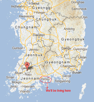 Gwangju is in Jeollanamdo providence of Korea.