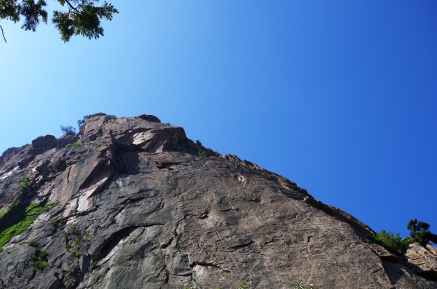 Rock climbing near Biseondae and Geumganggul Cave
