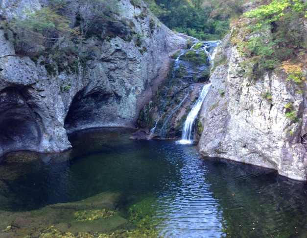 Yongyeon Waterfall in Juwangsan National Park