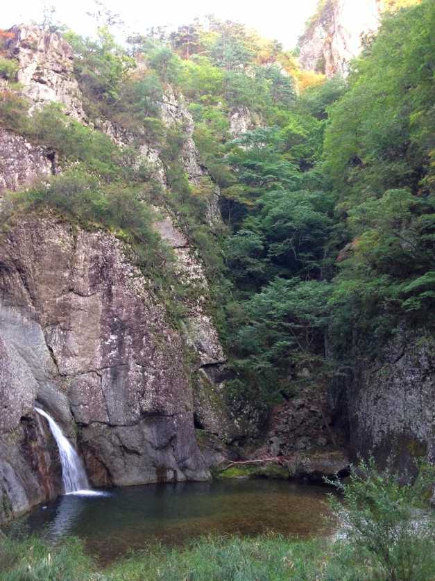 Guryongso Waterfall in Juwangsan National Park