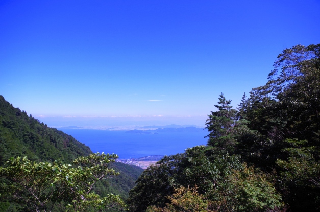Domandake Mtn near Lake Biwa